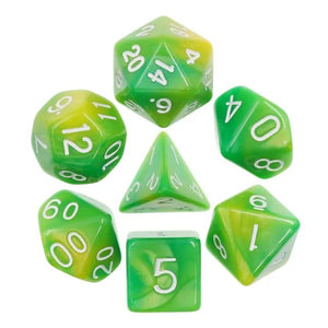 Green+yellow Blend dice