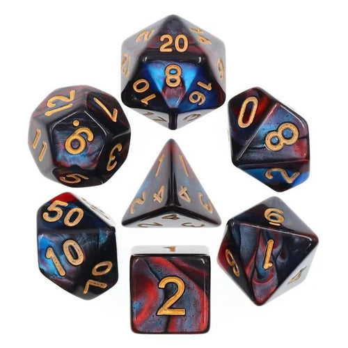 Red+blue Blend dice