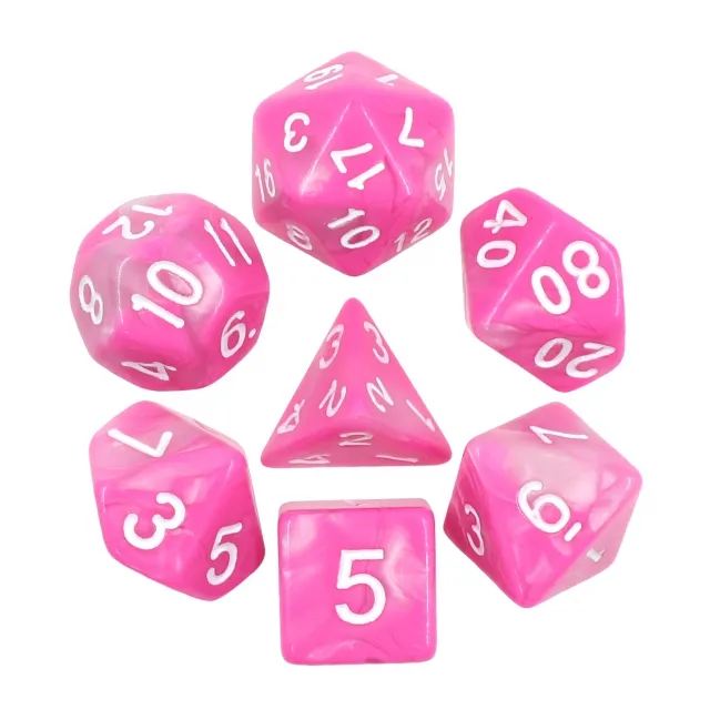 Purle+white Blend Dice