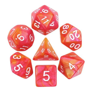 Rose Red+Orange Blend Dice