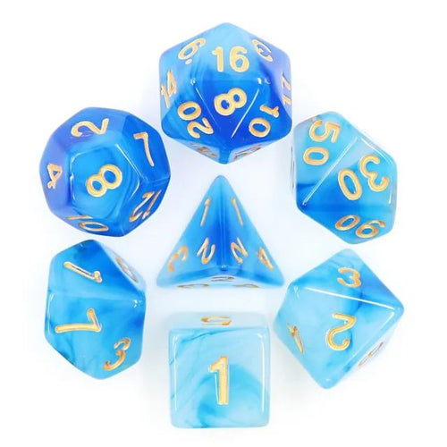 Blue Milky Dice