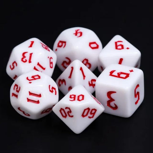 White Opaque (Red font)