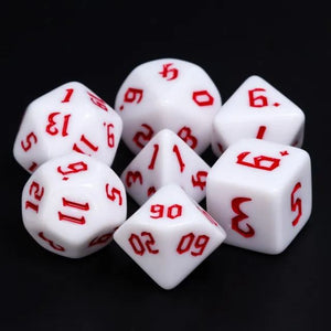 White Opaque (Red font)