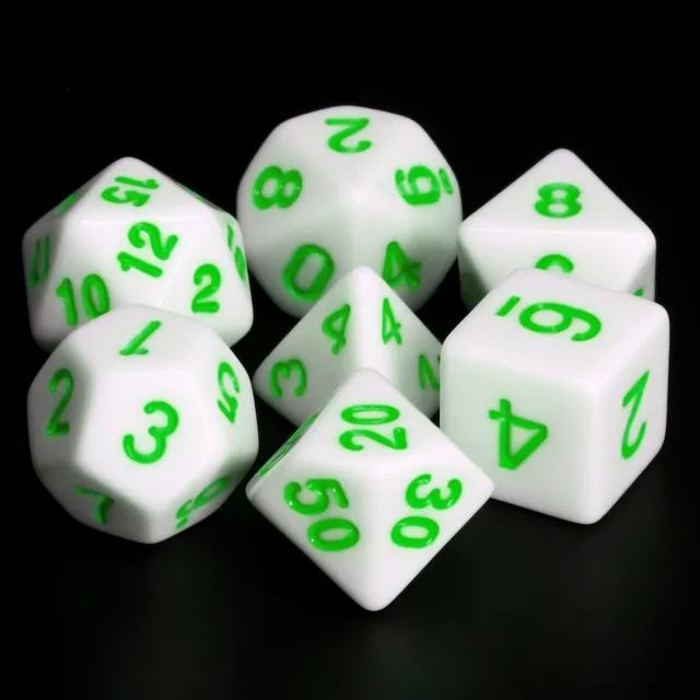 White Opaque (Green font)