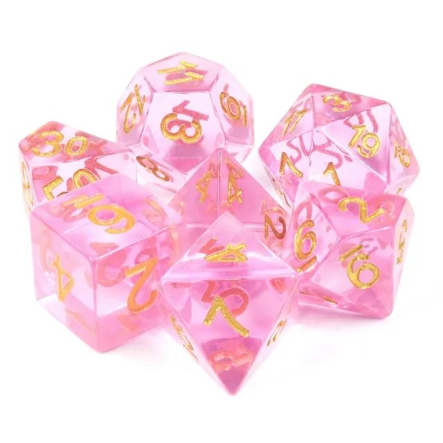 Pink Crystal Stars (Sharp Edged)