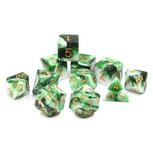 Emerald White Jade- 11 pcs set