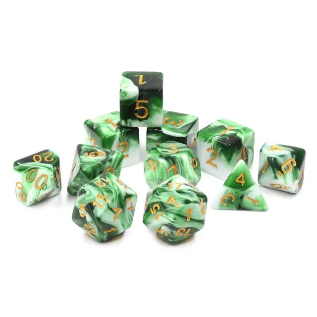 Emerald White Jade- 11 pcs set