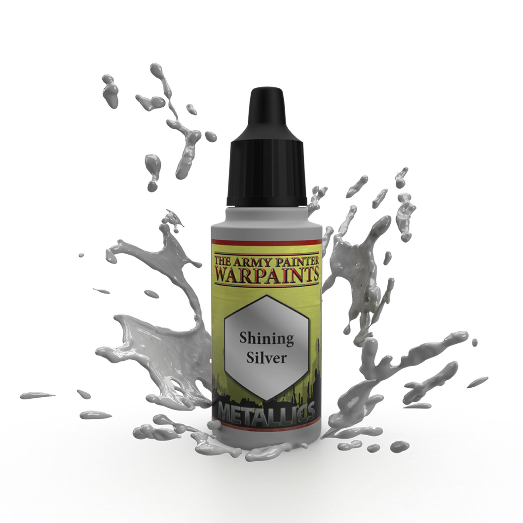 Shining Silver Army Painter Warpaints