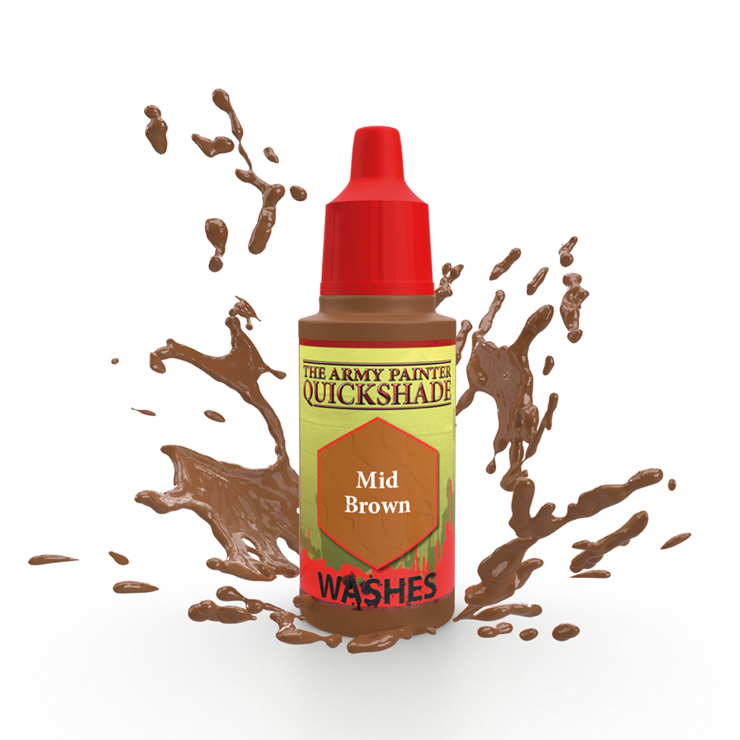 Mid Brown Wash Army Painter Quickshade