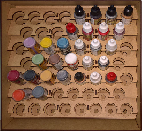 Wall-Mount Paint Rack - 25mm