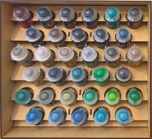Wall-Mount Paint Rack - 32mm