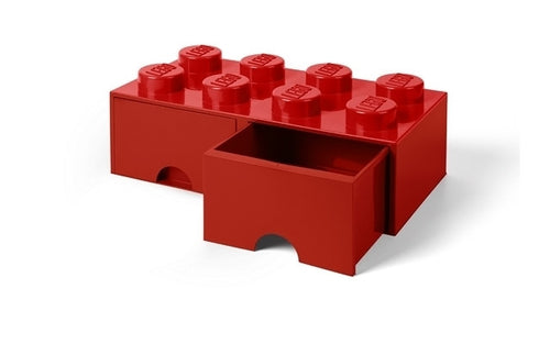 LEGO Room LEGO Brick Drawer 8 - Red<br>(Shipped in 10-14 days)