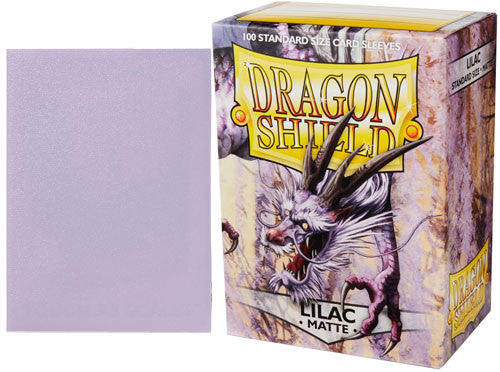 Lilac Matte Sleeves Dragon Shield