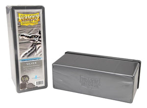 Silver Four Compartment Box Dragon Shield