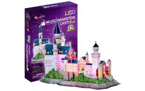 CubicFun Neuschwanstein Castle (Germany) 128pcs w/LED Unit<br>(Shipped in 10-14 days)