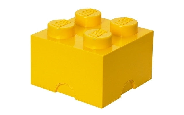 LEGO Room LEGO Storage Brick 4 - Yellow<br>(Shipped in 10-14 days)