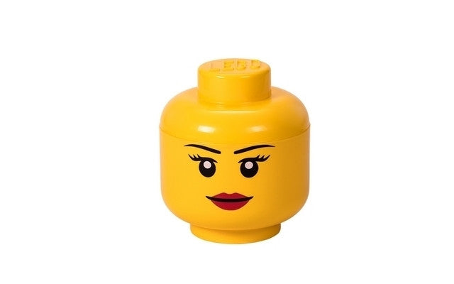 LEGO Room LEGO Storage Head (Small) - Girl<br>(Shipped in 10-14 days)