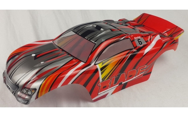 River Hobby Red / Grey 1/10 Truck Body<br>(Shipped in 10-14 days)