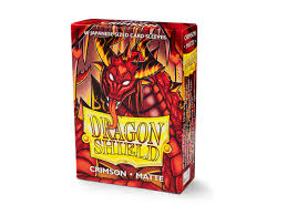 Crimson Matte Sleeves Japanese Size Dragon Shield