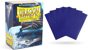Blue Matte Sleeves Dragon Shield