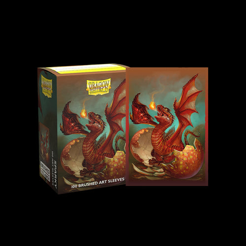 DragonShield Matte Brushed Art Standard Sleeves - Sparky