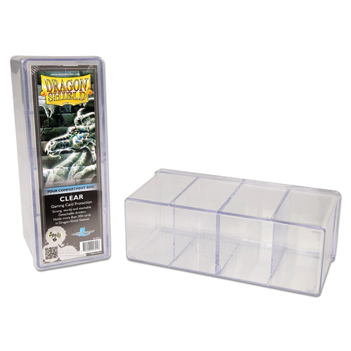 Clear Four Compartment Box Dragon Shield