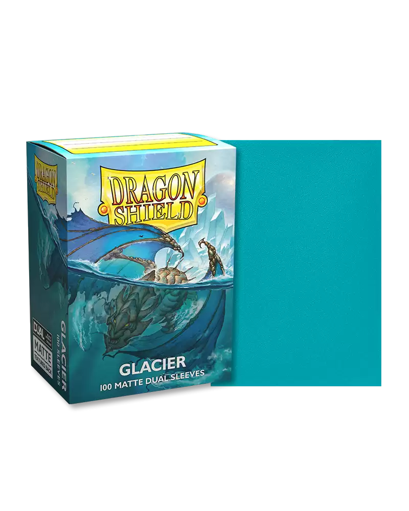 Glacier Dual Matte Standard Sleeves DragonShield