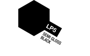 Tamiya LP-5 Semi Gloss Black<br>(Shipped in 10-14 days)
