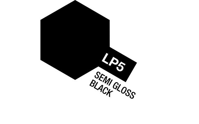 Tamiya LP-5 Semi Gloss Black<br>(Shipped in 10-14 days)
