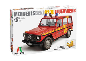Italeri 1/24 Mercedes Benz G230 Feuerwehr<br>(Shipped in 10-14 days)