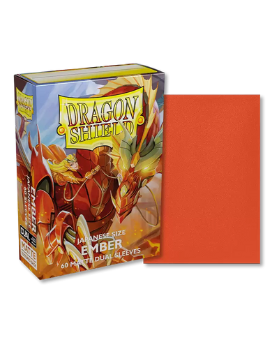 Ember Dual Matte Japanese Size Sleeves DragonShield