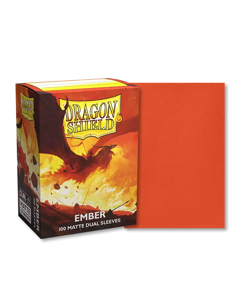 Ember Dual Matte Standard Sleeves DragonShield