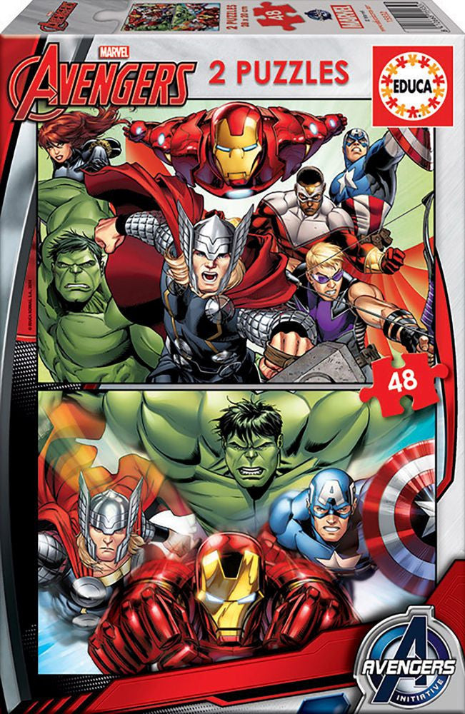 Educa Avengers (2x48pc)<br>(Shipped in 10-14 days)