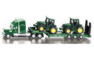 Siku 1/87 US Low Loader with John Deere Tractors<br>(Shipped in 10-14 days)