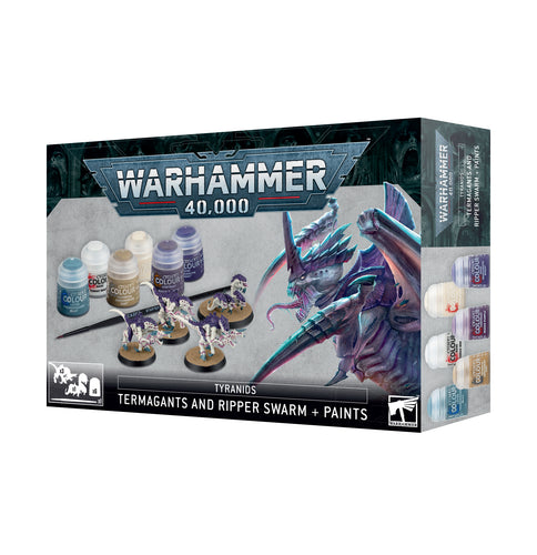 Tyranid: Termagants and Ripper Swarm + Paint Set