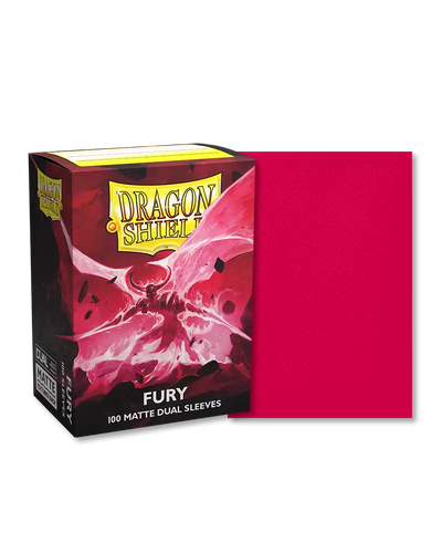 Fury Dual Matte Standard Sleeves DragonShield