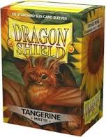 Tangerine Matte Sleeves Dragon Shield