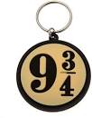 Harry Potter (9 and Three Quarters) Rubber Keychain