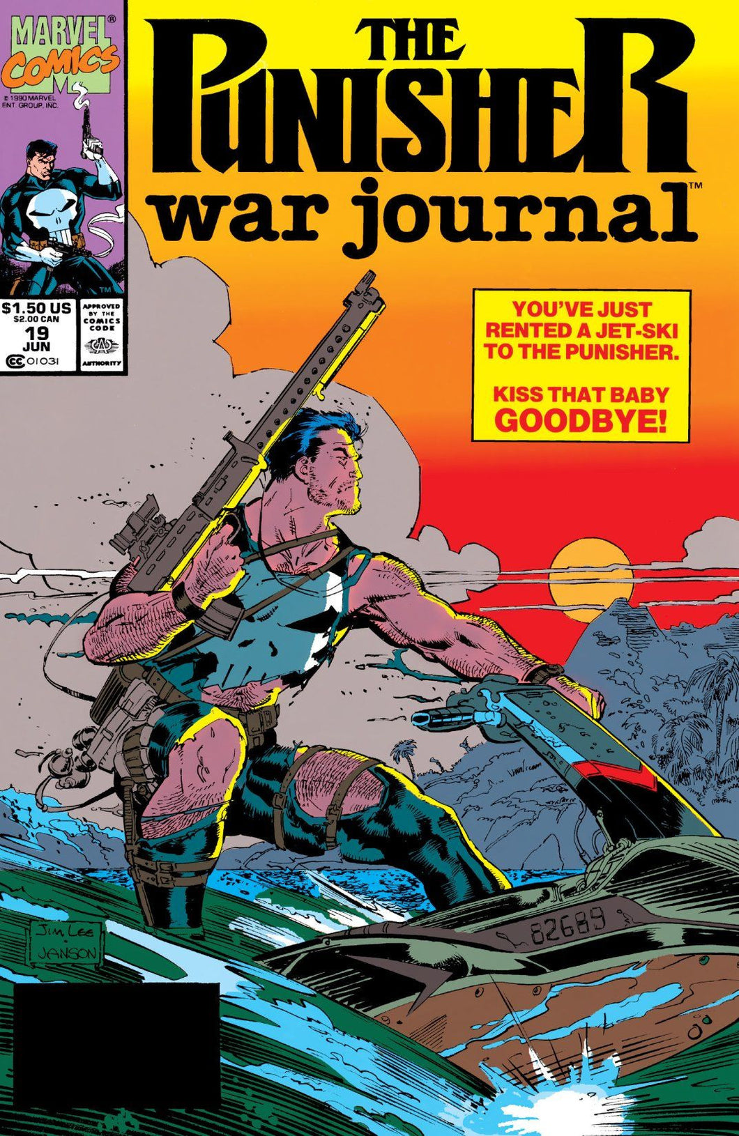 The Punisher War Journal #19 1990