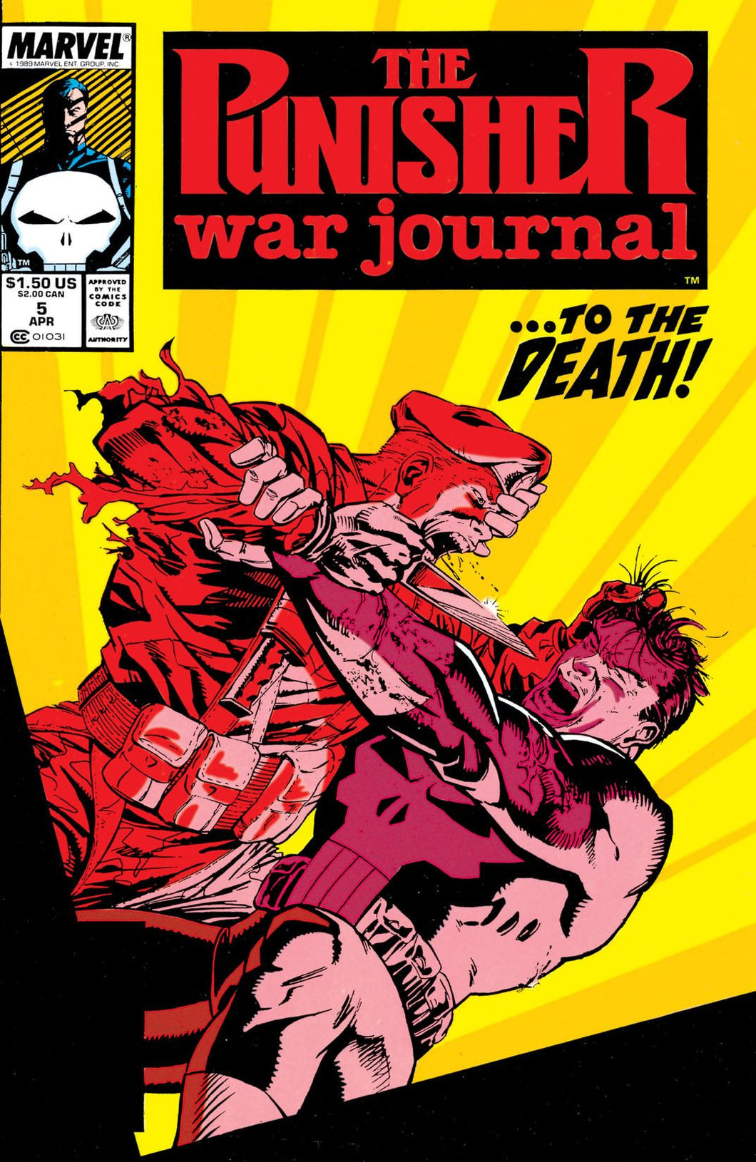 The Punisher War Journal #5 1989