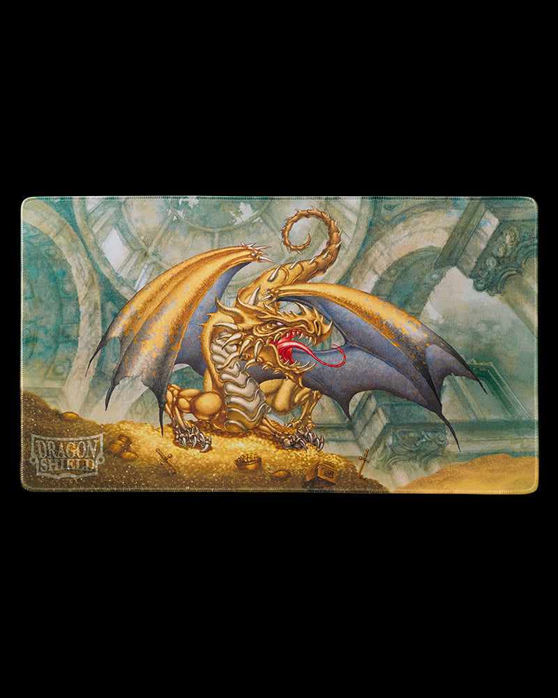 King Gygex The Golden Terror Playmat Dragon Shield